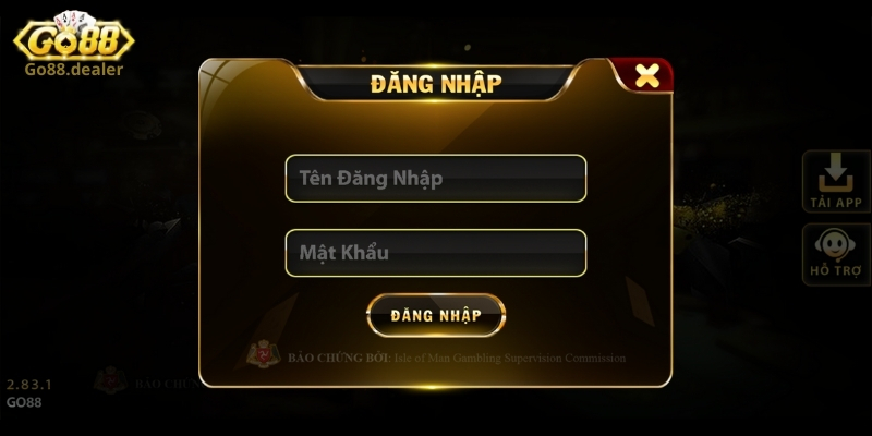 Hướng Dẫn Đăng Ký/Đăng Nhập Go88 Dành Cho Newbie 2 Hướng dẫn thao tác đăng nhập Go88 dễ nhớ trong 3 giây